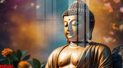 File tranh in trần 3D File tranh phật giáo 5D P5D1437 (ảnh gốc)