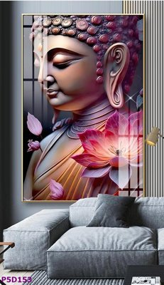 File gốc File tranh phật giáo 5D P5D153 (in lụa) tranh thuận buồm