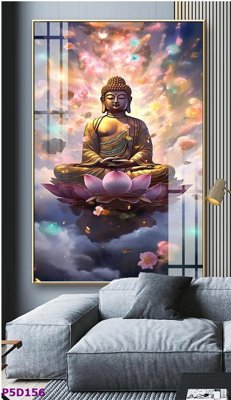 File in trần File tranh phật giáo 5D P5D156 (bản gốc) phong cảnh