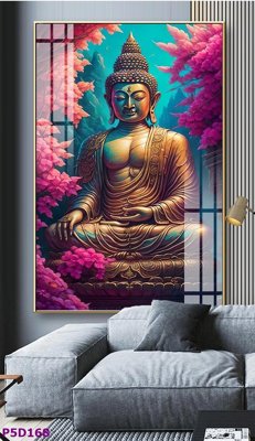 File PSD File tranh phật giáo 5D P5D168 (bản gốc) dễ dàng edit