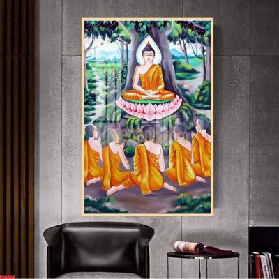 File tranh in mica File tranh phật giáo 5D P5D302 (độ phân giải cao)