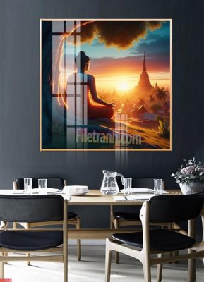 Download file gốc File tranh phật giáo 5D P5D343 (in mica) 3D