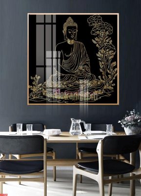 File gốc File tranh phật giáo 5D P5D412 (in tráng gương) hiện đại