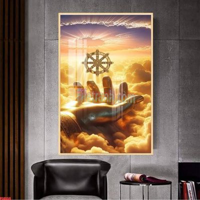 File tranh gốc PSD File tranh phật giáo 5D P5D559 còn nguyên layer