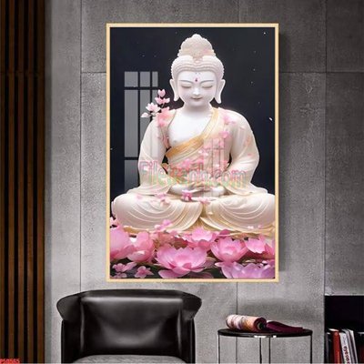 File tranh gốc PSD File tranh phật giáo 5D P5D565 còn nguyên layer