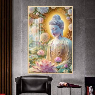 Hình ảnh file gốc in trần nhà File tranh phật giáo 5D P5D592