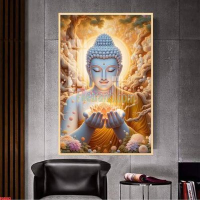 File gốc in ấn File tranh phật giáo 5D P5D593 chuẩn màu CMYK