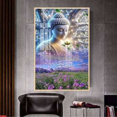 File gốc File tranh phật giáo 5D P5D646 (phong cách) tối giản