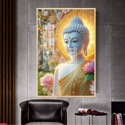File in mica File tranh phật giáo 5D P5D663 (bản gốc) siêu trong