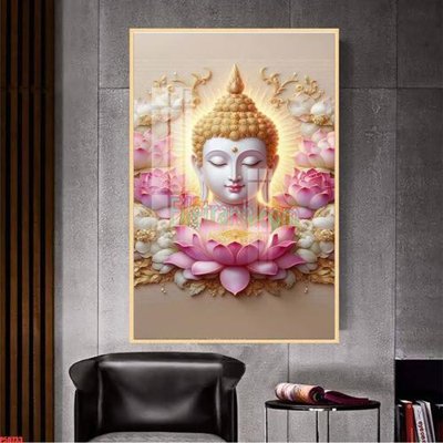 Ảnh gốc File tranh phật giáo 5D P5D733 (độ nét cao) in tráng gương