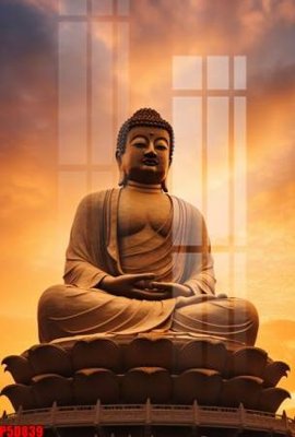 Download file File tranh phật giáo 5D P5D839 (gốc) in mica ốp bếp