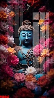 File tranh File tranh phật giáo 5D P5D862 (file gốc) chủ đề phong thủy