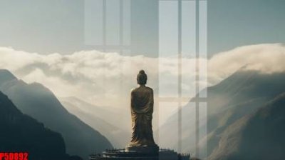 File tranh File tranh phật giáo 5D P5D892 (ảnh gốc) in trần 3D