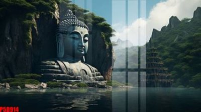 File tranh File tranh phật giáo 5D P5D914 (bản gốc) in lụa 5D