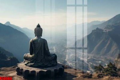 File PSD File tranh phật giáo 5D P5D989 (gốc) cho in quảng cáo