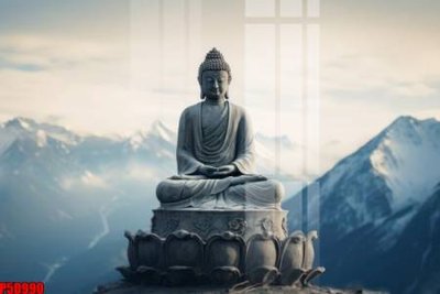 File tranh File tranh phật giáo 5D P5D990 (gốc) chủ đề thiên nhiên