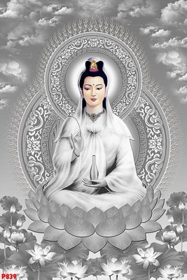 Ảnh gốc File tranh phật P839 (độ nét cao) in tráng gương