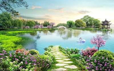 File gốc File gốc phong cảnh PC1159 (trang trí) phòng trẻ em