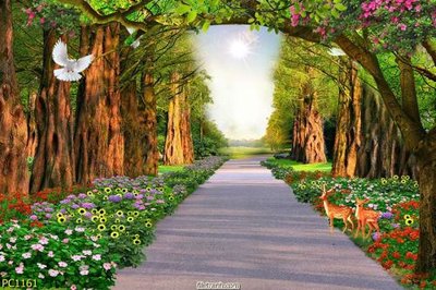 Download file gốc File gốc phong cảnh PC1161 (in mica) 3D