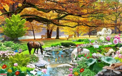 File gốc File tranh phong cảnh PC1372 (phong cách) cổ điển