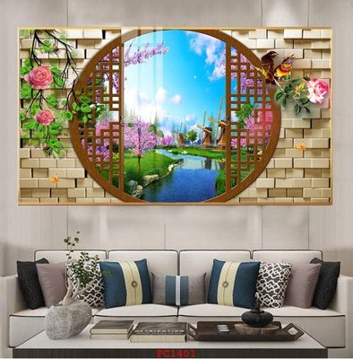 File ảnh File tranh phong cảnh thiên nhiên PC1401 (gốc) dùng in Pano