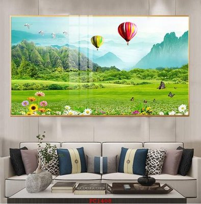 File tranh File tranh phong cảnh thiên nhiên PC1408 (bản gốc) in lụa dán tường