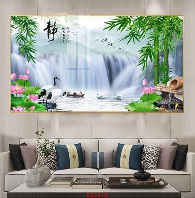 Cung cấp file tranh gốc File tranh phong cảnh thiên nhiên PC1418 độc quyền