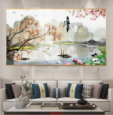 File ảnh File tranh phong cảnh thiên nhiên PC1423 (gốc) in decal dán tường