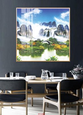 File gốc File tranh phong cảnh thiên nhiên PC1436 (cho in 3D) độc đáo