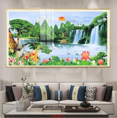 File tranh File tranh phong cảnh thiên nhiên PC1471 (ảnh gốc) in trần nhà