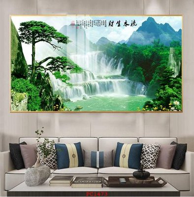 File PSD File tranh phong cảnh thiên nhiên PC1473 (nguyên gốc) chất lượng cao