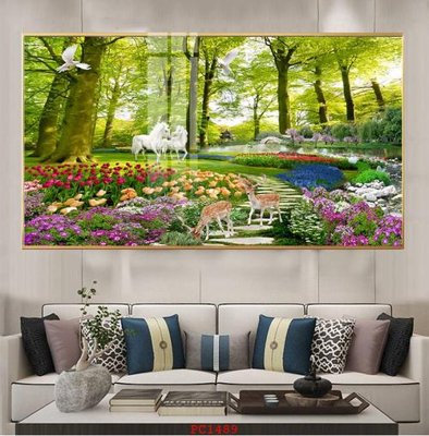 File tranh gốc File tranh phong cảnh thiên nhiên PC1489 chủ đề hiện đại