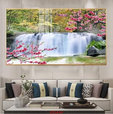 Ảnh gốc File tranh phong cảnh thiên nhiên PC1643 (nét căng) in mica