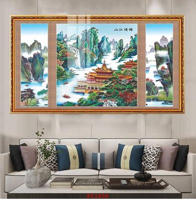 File gốc in ấn File tranh phong cảnh thiên nhiên PC1656 (sẵn sàng tải về)