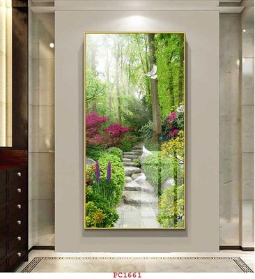 File gốc File tranh phong cảnh thiên nhiên PC1661 (thiết kế) cho in ấn