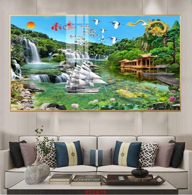 Tải file File tranh phong cảnh thiên nhiên PC1676 (gốc) làm file in ấn