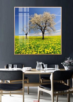 File gốc File tranh phong cảnh thiên nhiên PC1688 (in tráng gương) sang trọng