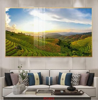 Ảnh gốc File tranh phong cảnh thiên nhiên PC1821 (độ nét cao) in tráng gương