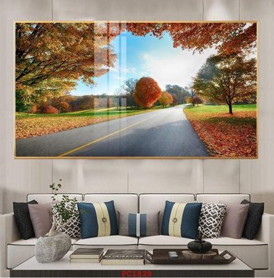 File in trần File tranh phong cảnh thiên nhiên PC1828 (file gốc) hoa văn 3D