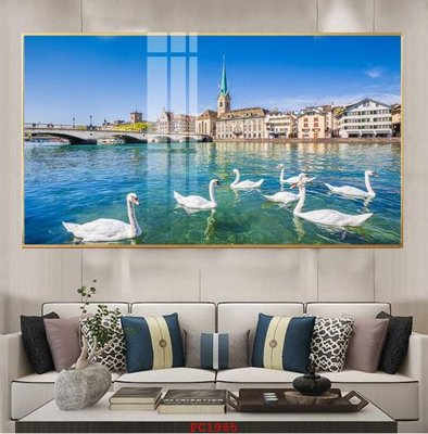 Download file gốc File tranh phong cảnh thiên nhiên PC1985 (in lụa) hoa lá