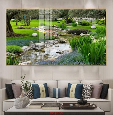 File gốc File tranh phong cảnh thiên nhiên PC2003 (PSD/TIFF) độ phân giải cao