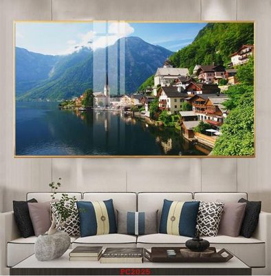 File ảnh File tranh phong cảnh thiên nhiên PC2025 (gốc) in poster