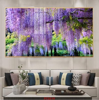 File gốc File tranh phong cảnh thiên nhiên PC2038 (in mica) làm bảng hiệu