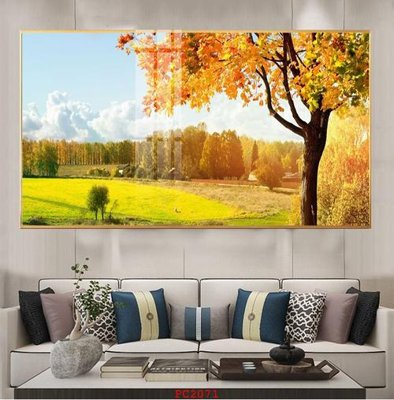 Ảnh gốc File tranh phong cảnh thiên nhiên PC2071 (độ nét cao) in tráng gương