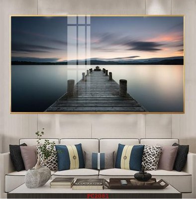 Download file gốc File tranh phong cảnh thiên nhiên PC2081 (in lụa) tranh 3D