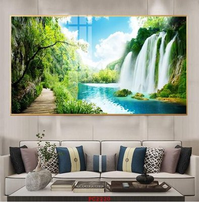 File PSD File tranh phong cảnh thiên nhiên PC2220 (gốc) cho in quảng cáo