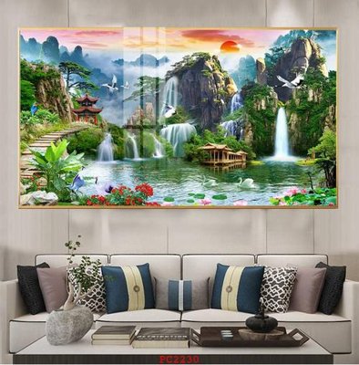 File gốc File tranh phong cảnh thiên nhiên PC2230 (cho in ấn) từ Filetranh.com