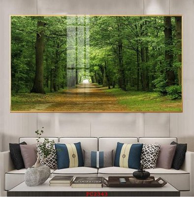 File gốc File tranh phong cảnh thiên nhiên PC2343 (in lụa) trang trí tường