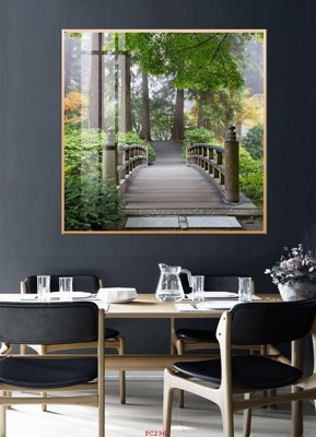 File gốc File tranh phong cảnh thiên nhiên PC2367 (in mica) cắt laser