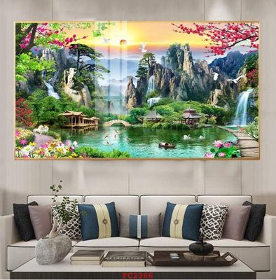 File gốc File tranh phong cảnh thiên nhiên PC2386 (cho in ấn) từ Filetranh.com